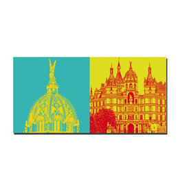 MAGNET-STORIES Leinwandbild - Schwerin - 3610