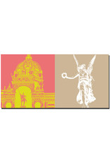 MAGNET-STORIES Schwerin - Schloss Schwerin-Kuppel und Niklot-Statue + Engel im Burggarten