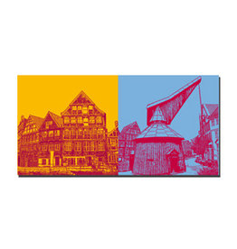 MAGNET-STORIES Picture on canvas - Stade - 21902