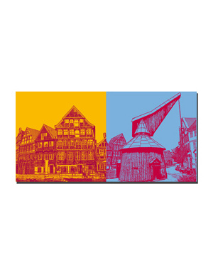 MAGNET-STORIES Stade - Art house and half-timbered houses + Harbor crane at the fish market