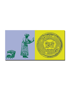 MAGNET-STORIES Stade - Statue fish seller + Ground cover