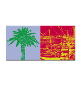 ART-DOMINO® BY SABINE WELZ Leinwandbild - Frankreich - Saint Tropez - 5505