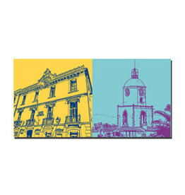 ART-DOMINO® BY SABINE WELZ Leinwandbild - Frankreich - Saint Tropez - 5506
