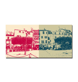 ART-DOMINO® BY SABINE WELZ Leinwandbild - Frankreich - Saint Tropez - 5508