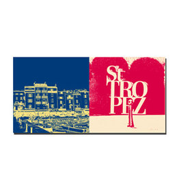 MAGNET-STORIES Picture on canvas - France - Saint Tropez - 5509