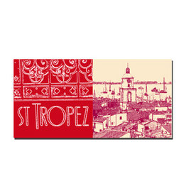 ART-DOMINO® BY SABINE WELZ Leinwandbild - Frankreich - Saint Tropez - 5510