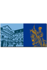 ART-DOMINO® BY SABINE WELZ Stuttgart - Old castle courtyard + Equestrian monument