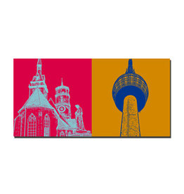 MAGNET-STORIES Picture on canvas - Stuttgart - 2908