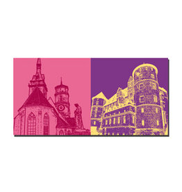 MAGNET-STORIES Picture on canvas - Stuttgart - 2909