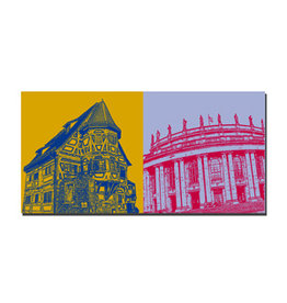 MAGNET-STORIES Picture on canvas - Stuttgart - 2914