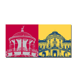 MAGNET-STORIES Picture on canvas - Stuttgart - 2917