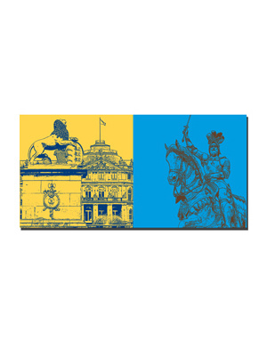 MAGNET-STORIES Stuttgart - New castle + Equestrian monument