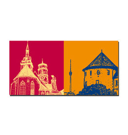 MAGNET-STORIES Image sur toile - Stuttgart - 2932