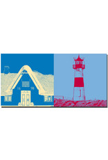 MAGNET-STORIES Sylt - Friesenhaus 1698 in Keitum + Phare de List Est