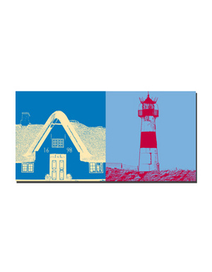 MAGNET-STORIES Sylt - Friesenhaus 1698 in Keitum + Leuchtturm List-Ost