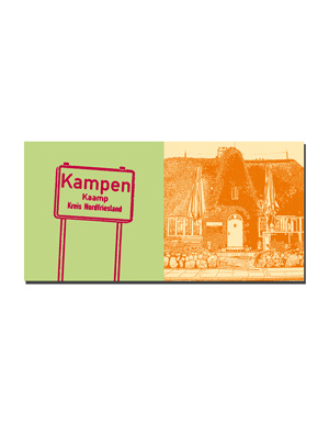 MAGNET-STORIES Sylt - Schild Kampen + GoGärtchen Kampen