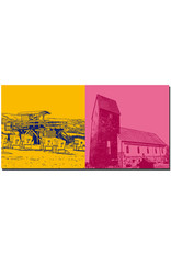 MAGNET-STORIES Sylt - Beach at the Red Cliff + St. Severin Keitum