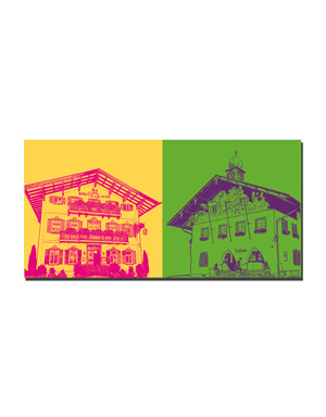 MAGNET-STORIES Tegernsee - Bad Wiessee-Gasthof zur Post + Bad Wiessee Town Hall