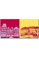 MAGNET-STORIES Trèves - Hauptmarkthäuser + Hauptmarkt am Petrusbrunnen