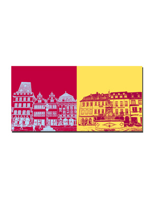 MAGNET-STORIES Trier - Hauptmarkthäuser + Hauptmarkt am Petrusbrunnen