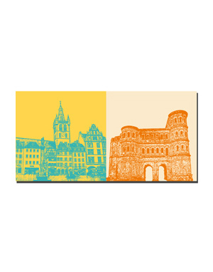 MAGNET-STORIES Trier - St. Gangolf-Hauptmarkt + Porta Nigra Südseite