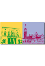ART-DOMINO® BY SABINE WELZ Venice - La Fenice + San Giorgio Maggiore