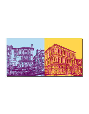 MAGNET-STORIES Venedig - Gond. Canal Grande + Palazzo Rizzonico