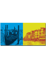 ART-DOMINO® BY SABINE WELZ Venice - Gondola + Canal Grande