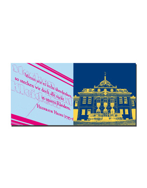 MAGNET-STORIES Weimar - Heine Citation + Château Belvédère