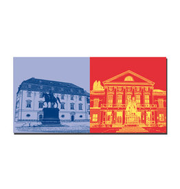 MAGNET-STORIES Leinwandbild - Weimar - 21211