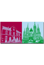 MAGNET-STORIES Wiesbaden - Old Town Hall + Dernsche terrain with market column