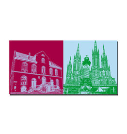 MAGNET-STORIES Picture on canvas - Wiesbaden - 2400.305