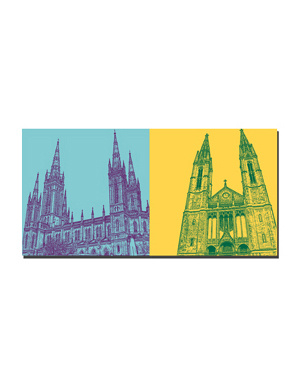 MAGNET-STORIES Wiesbaden - Église du marché + Entrée de la Marktkirche