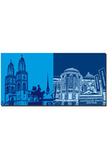 MAGNET-STORIES Zürich - Großmünster mit Reiterdenkmal + Universität