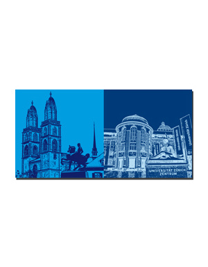 MAGNET-STORIES Zurich - Grossmünster avec monument équestre + Université