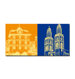 MAGNET-STORIES Picture on canvas - Switzerland - Zurich - 9305