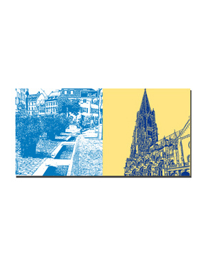 MAGNET-STORIES Fribourg - Bächle + Münsterkirche