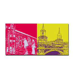 MAGNET-STORIES Picture on canvas - Berlin - 6794
