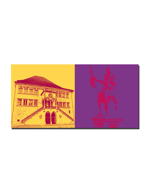 MAGNET-STORIES Berne - Mairie + Monument équestre R. von Erlach