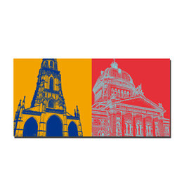 MAGNET-STORIES Picture on canvas - Switzerland - Bern - 9122
