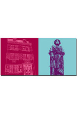 ART-DOMINO® BY SABINE WELZ Bonn - Beethoven-Haus + Monument de Beethoven