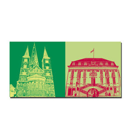 MAGNET-STORIES Leinwandbild - Bonn - 20106