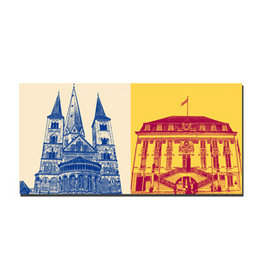 MAGNET-STORIES Picture on canvas - Bonn - 20107