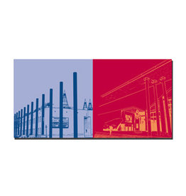 ART-DOMINO® BY SABINE WELZ Image sur toile - Bonn - 20114
