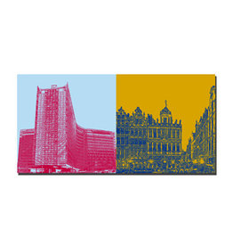 MAGNET-STORIES Pictures on canvas - Belgium - Brussels - 4908