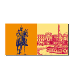 ART-DOMINO® BY SABINE WELZ Image sur toile - Darmstadt - 2400.202