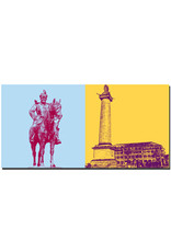 MAGNET-STORIES Darmstadt - Equestrian monument Ludwig IV + Luisenplatz