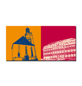 MAGNET-STORIES Picture on canvas - Darmstadt - 2400.211