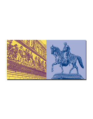 MAGNET-STORIES Dresde - Fürstenzug + Roi Johanns