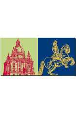 MAGNET-STORIES Dresden - Frauenkirche + Goldener Reiter
